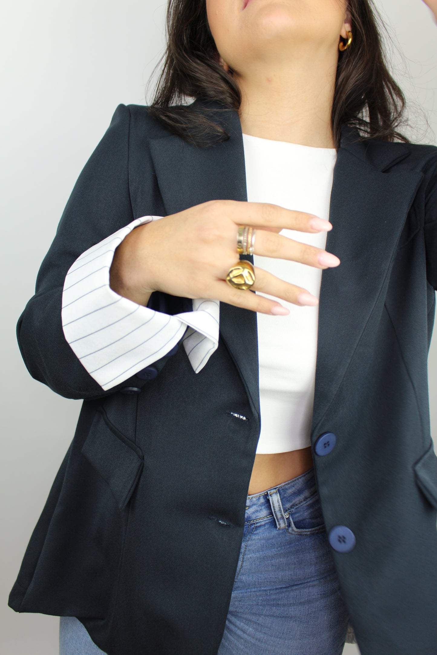 BLAZER COMBINADA NAVY