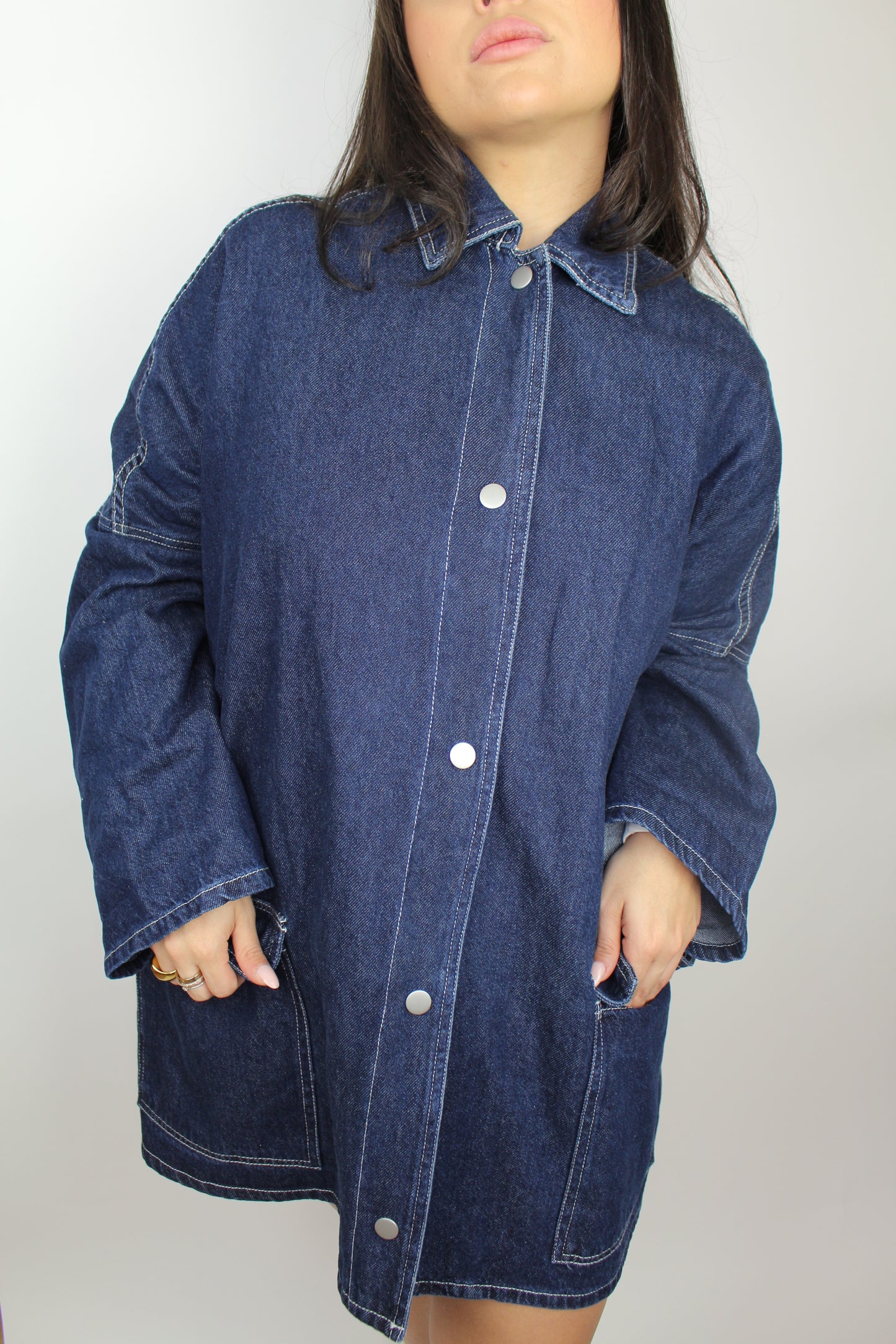 CHAQUETA OVERSIZE DEMIN